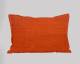 Orange plain cotton pillow cover online at manufacturer rate